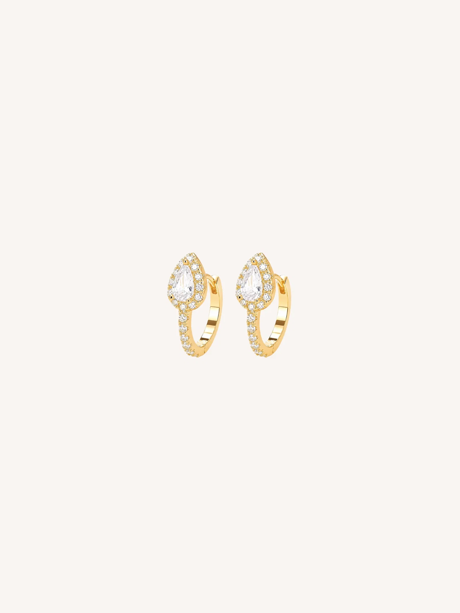 Image of Pave Pear Huggies