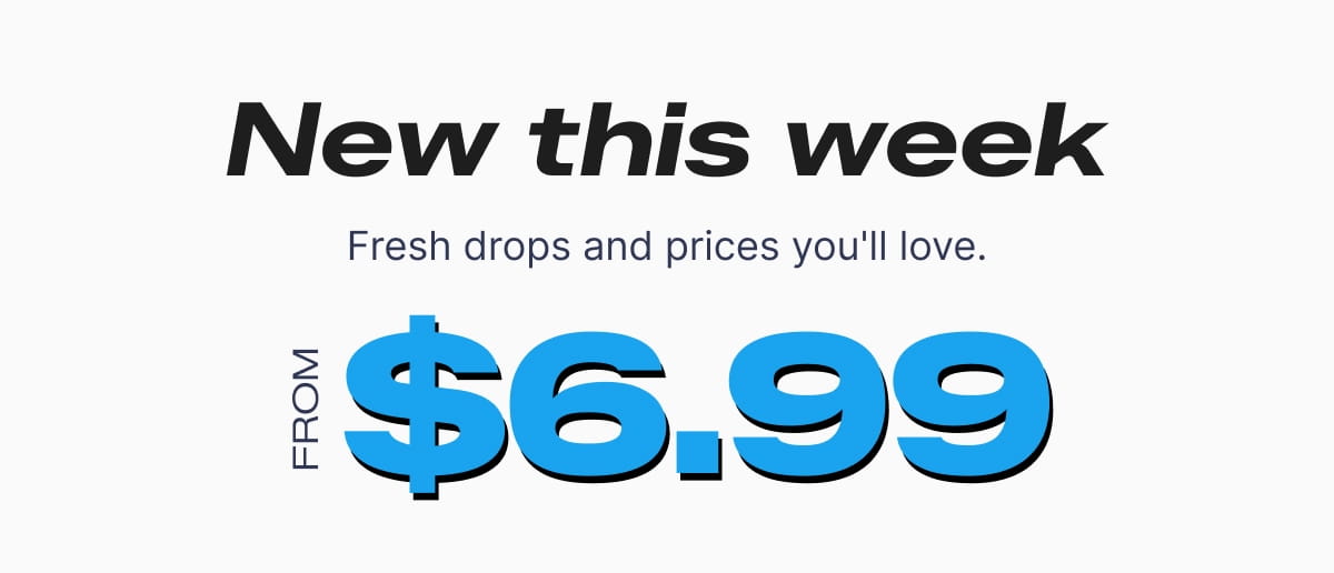 New this week from $6.99
