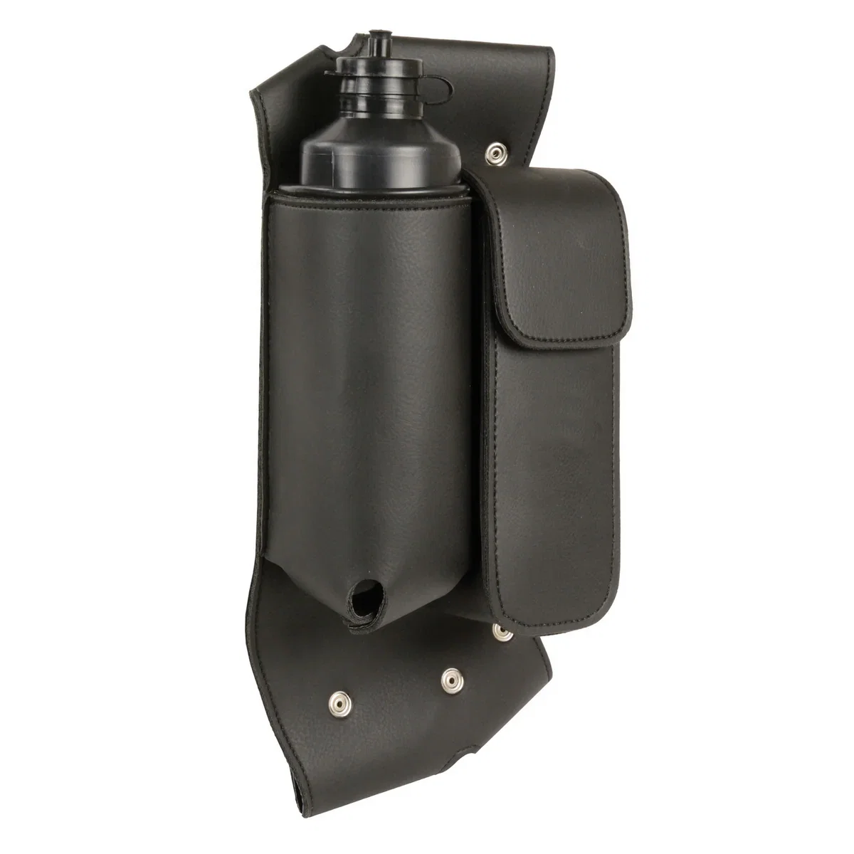 Image of Milwaukee Leather SH591RT Black LRight Side Crash Bar Bag with Water Bottle Holder
