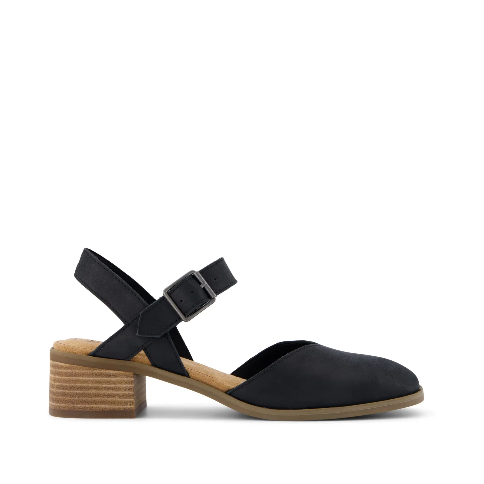 Image of Jaclyn Black Leather Heel