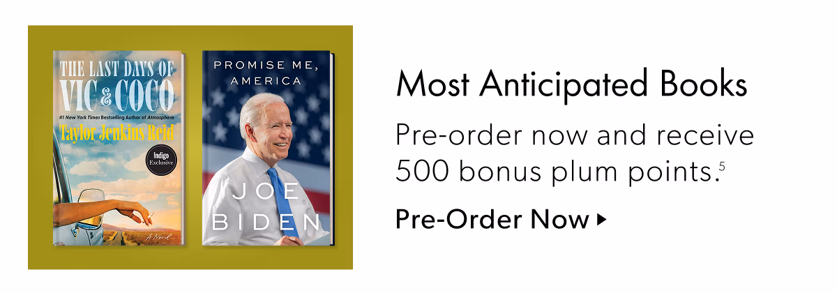 Most Anticipated Books | Pre-order now and receive 500 bonus plum points: