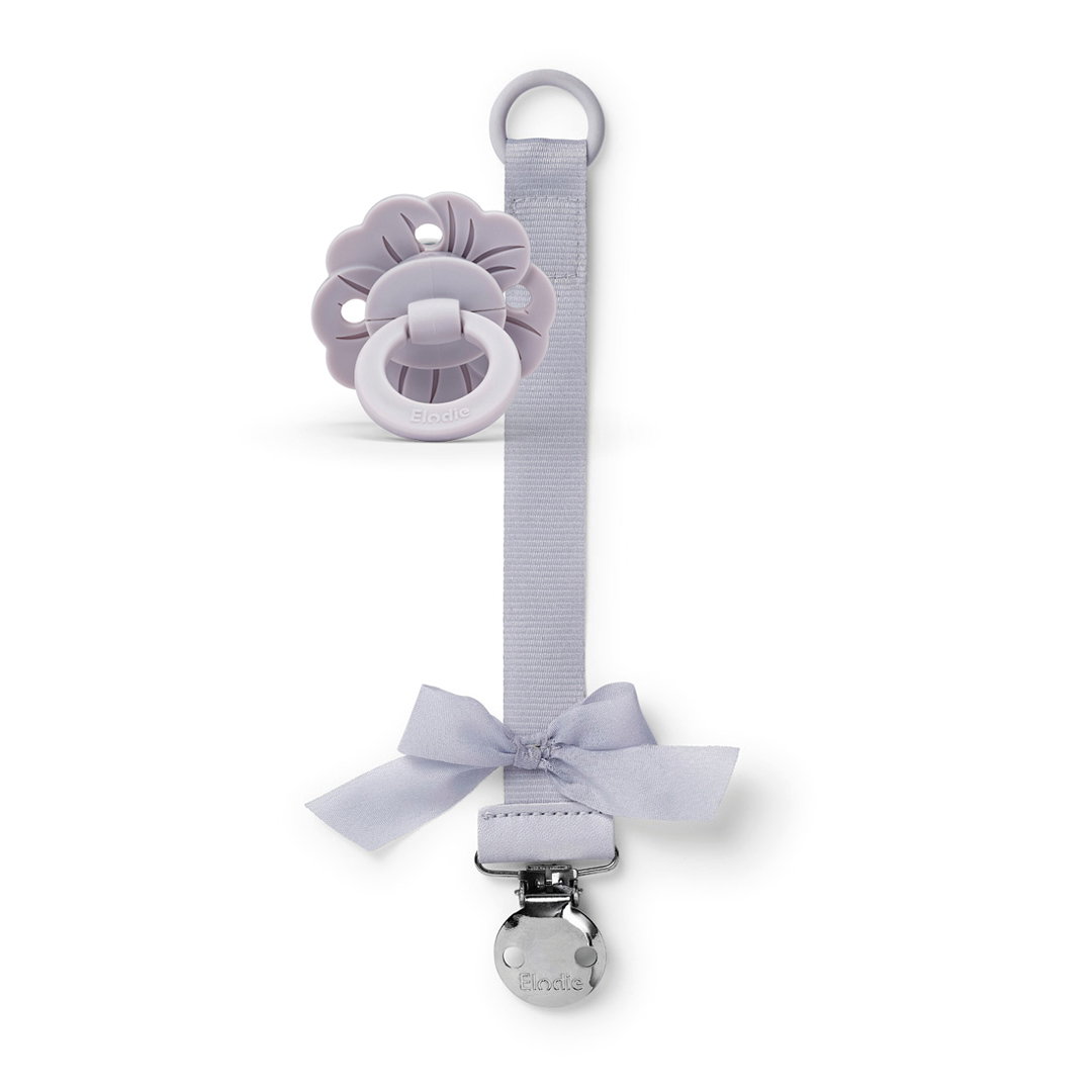 Image of Binky Bloom Pacifier & Pacifier Clip Set - Lavender Love