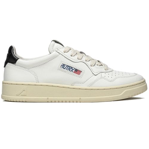 Autry Medalist Low Sneaker - White/Black