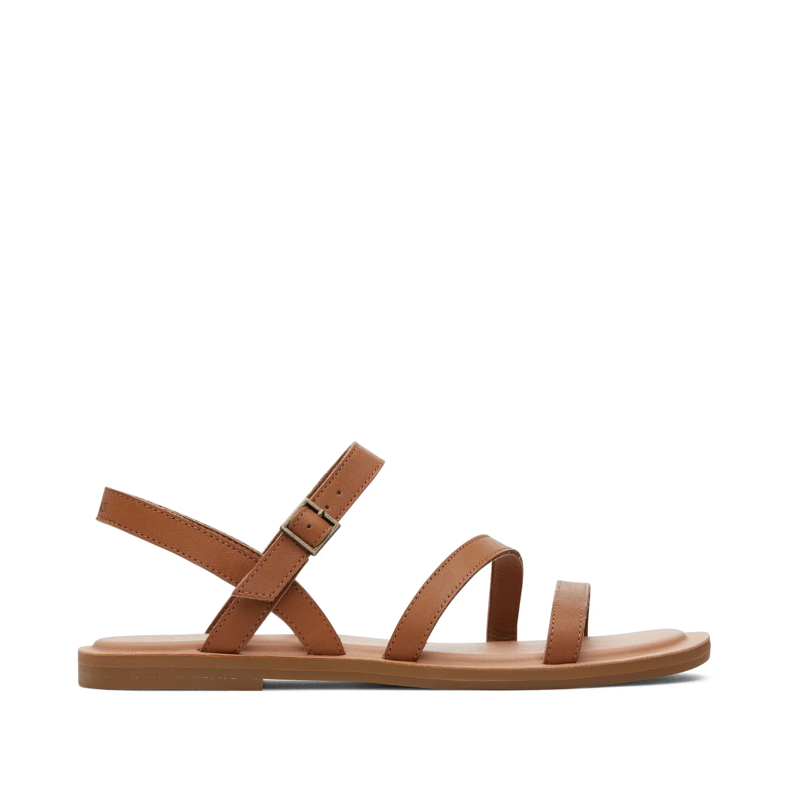 Image of Kira Tan Leather Strappy Sandal