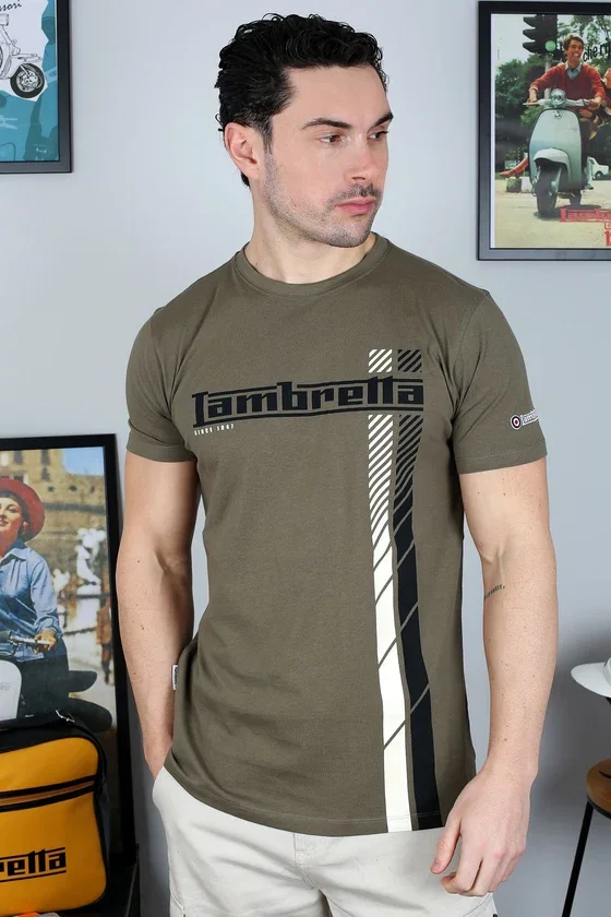Fade Racing Stripe Tee