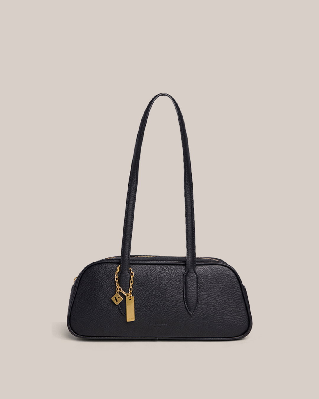 Vera Black Baguette Bag