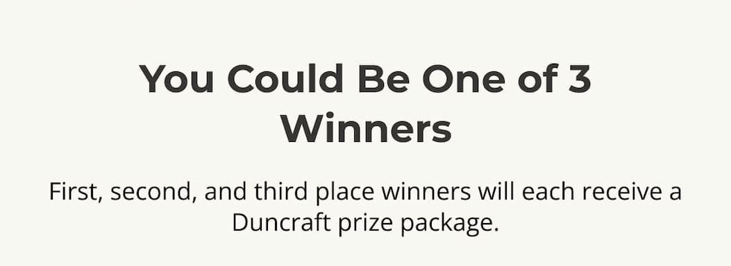 You Could Be One of 3 Winners