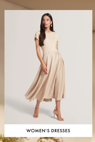 Tulip Sleeve Mockable Midi Dress