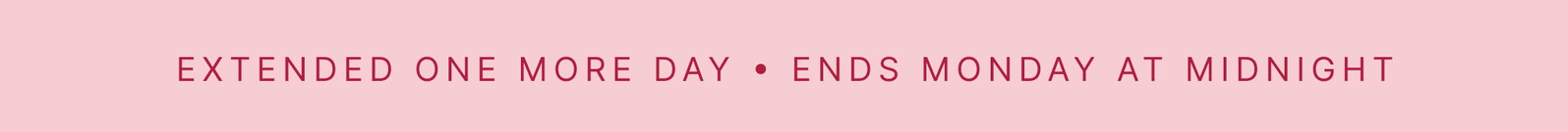 ONE MORE DAY: SHOP EVERYTHING 