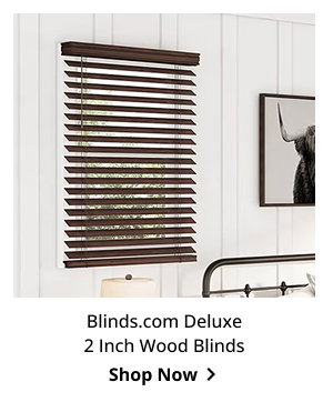 Blinds.com Deluxe 2 Inch Wood Blinds | Shop Now >