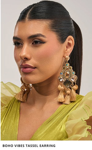 BOHO VIBES TASSEL EARRING