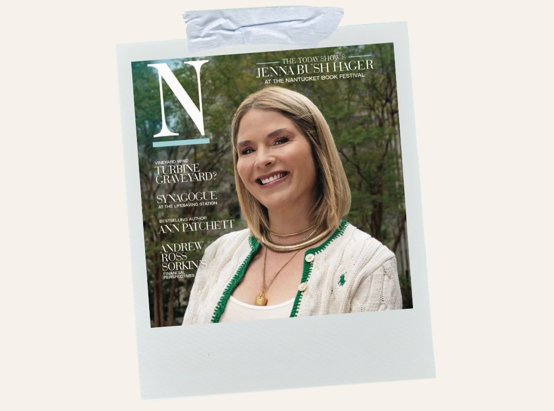 Jenna Bush Hager on the cover of Nantucket Magazine 
