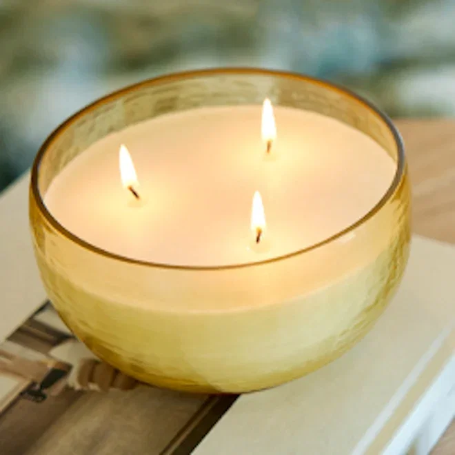 Thread Office 3-Wick Glass Filled Candle