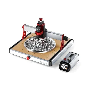 [EU/BR Direct]TWO TREES TTC450 Ultra CNC Router Engraving Machine 500W Spindle 460*460mm Larger Working Area 0.05mm High Precision Engraving for Aluminum Woodworking Acrylic