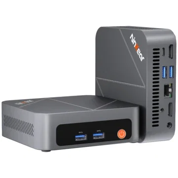 Ninkear M7 Mini PC AMD Ryzen 5 7430U Hexa Core 12 Threads 16GB DDR4 512GB SSD WIFI 6 BT5.0 4K Triple Output Dual HD Type-C Windows 11 Home Mini Gaming Computer