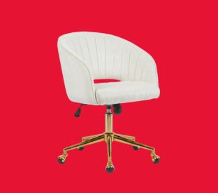 Ovela Harper Velvet Office Chair Product Image