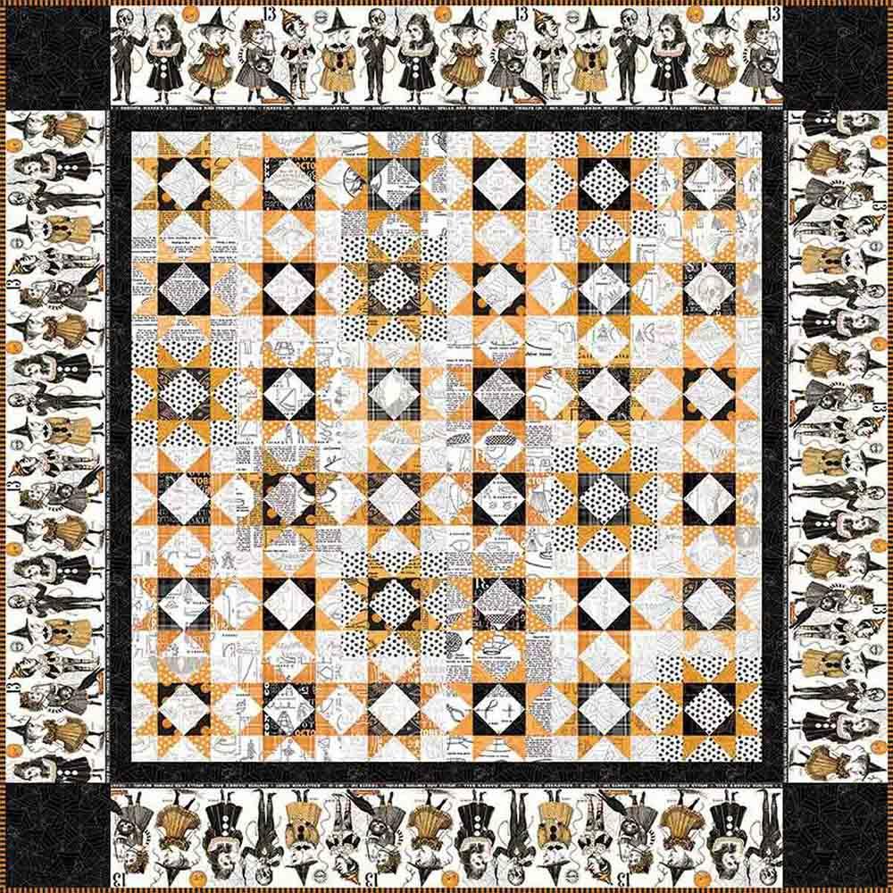 Image of Sawtooth Scene - J. Wecker Frisch - Costume Maker's Act II - Riley Blake Designs - Box Quilt Kit