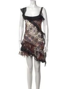 Animal Print Mini Dress