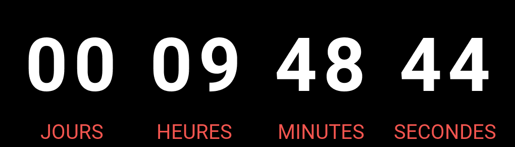Compte à rebours jusqu'à 07:00