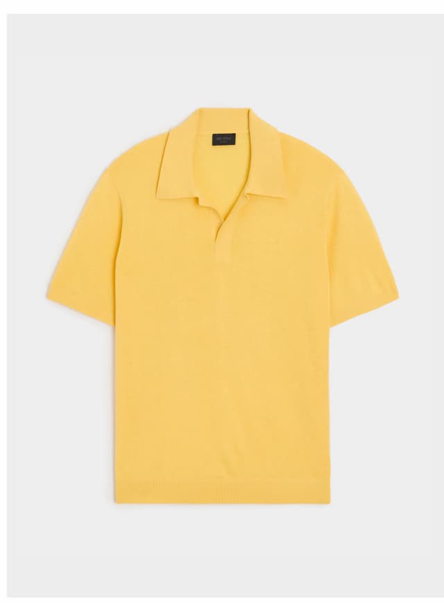 Silk-Cashmere Montauk Sweater Polo
