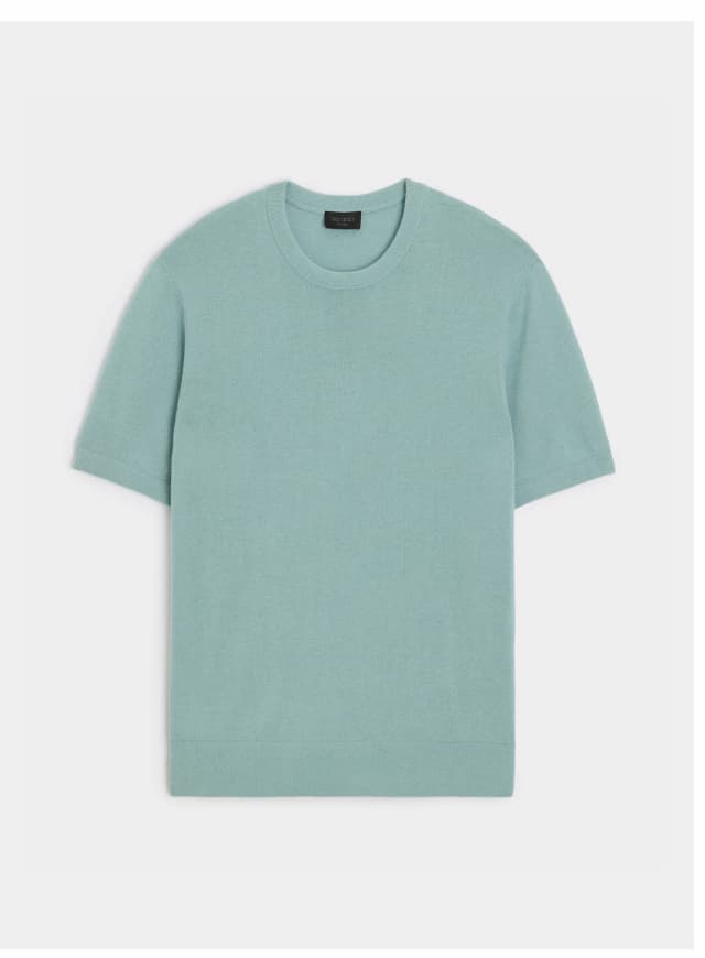 Silk-Cashmere Sweater Tee
