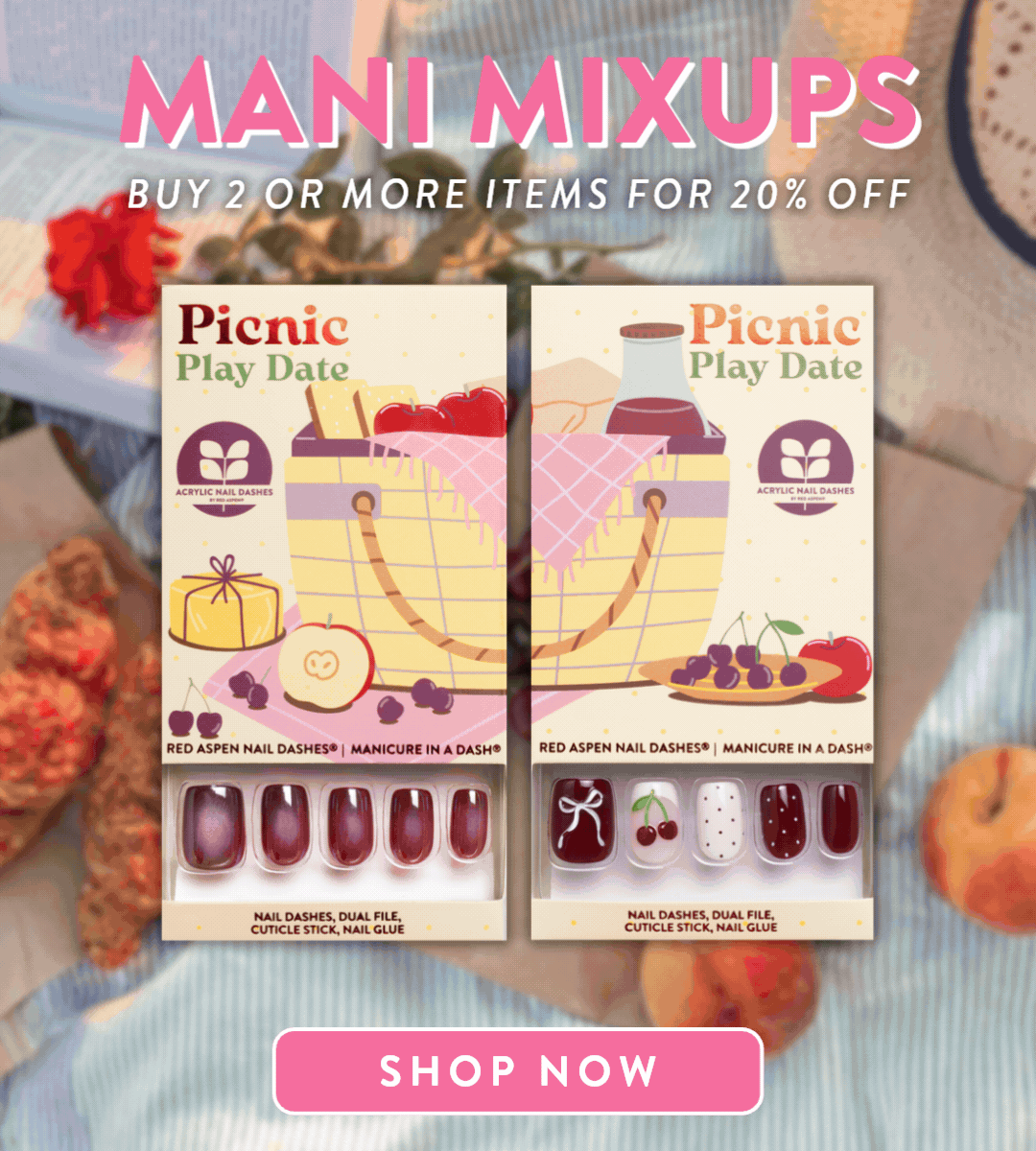 Red Aspen Mani Mixups