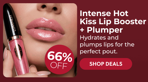 Intense Hot Lip Booster + Plumper: Plumps and hydrates lips for the perfect pout.