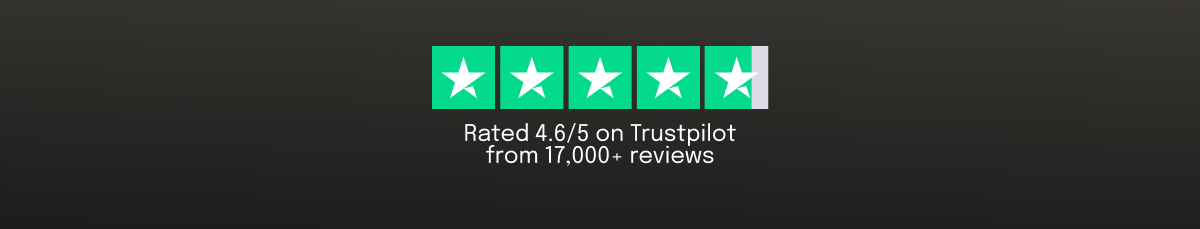 Rated 4.6/5 on Trustpilot from 17,000+ reviews Discount Supplements Shop Protein Shop Creatine Shop Pre Workout