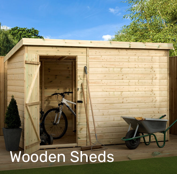 wooden sheds
