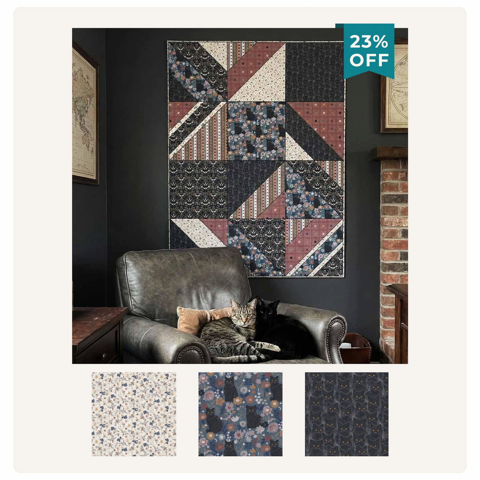 Midnight Prowl Quilt Kit