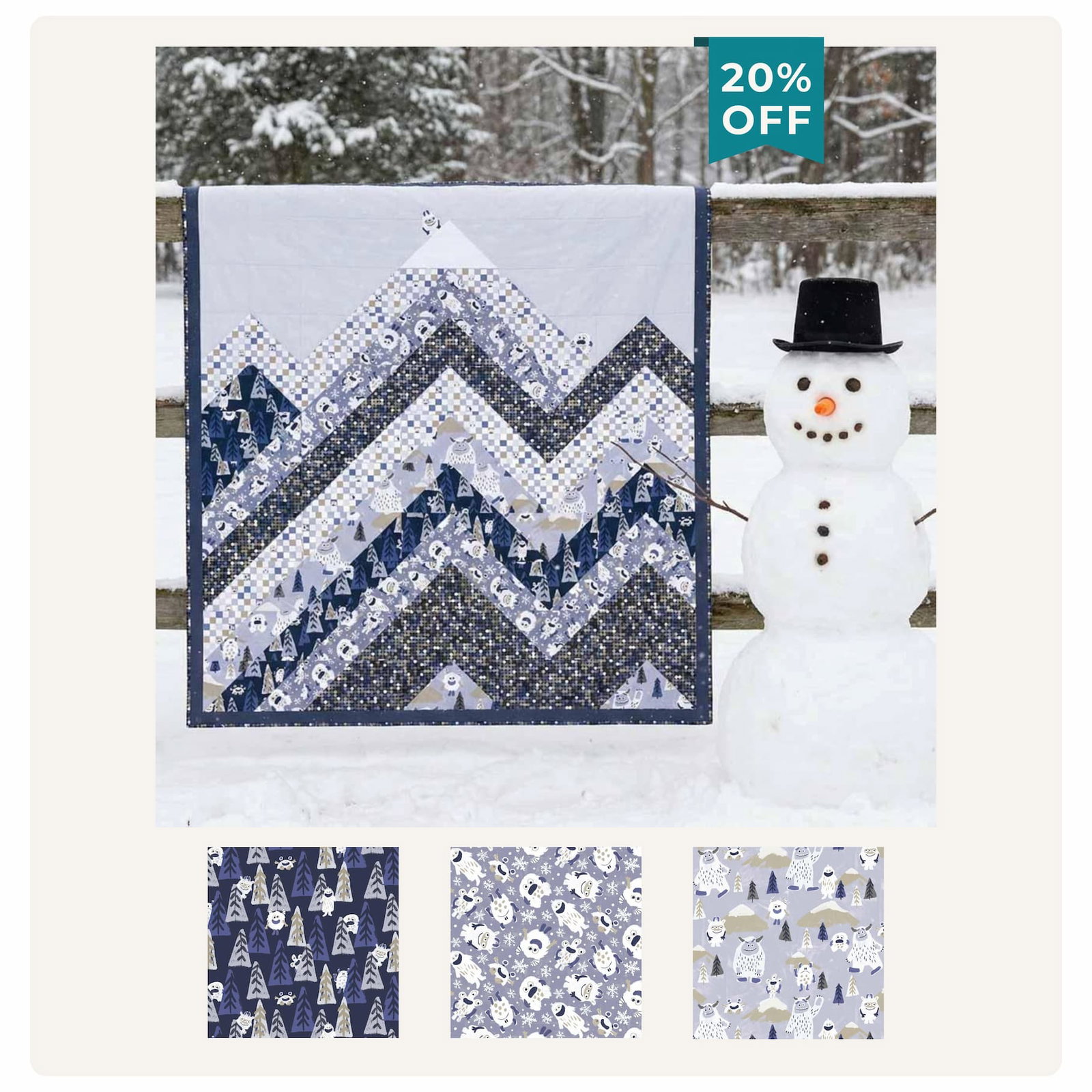 Mountain Peaks Quilt Kit