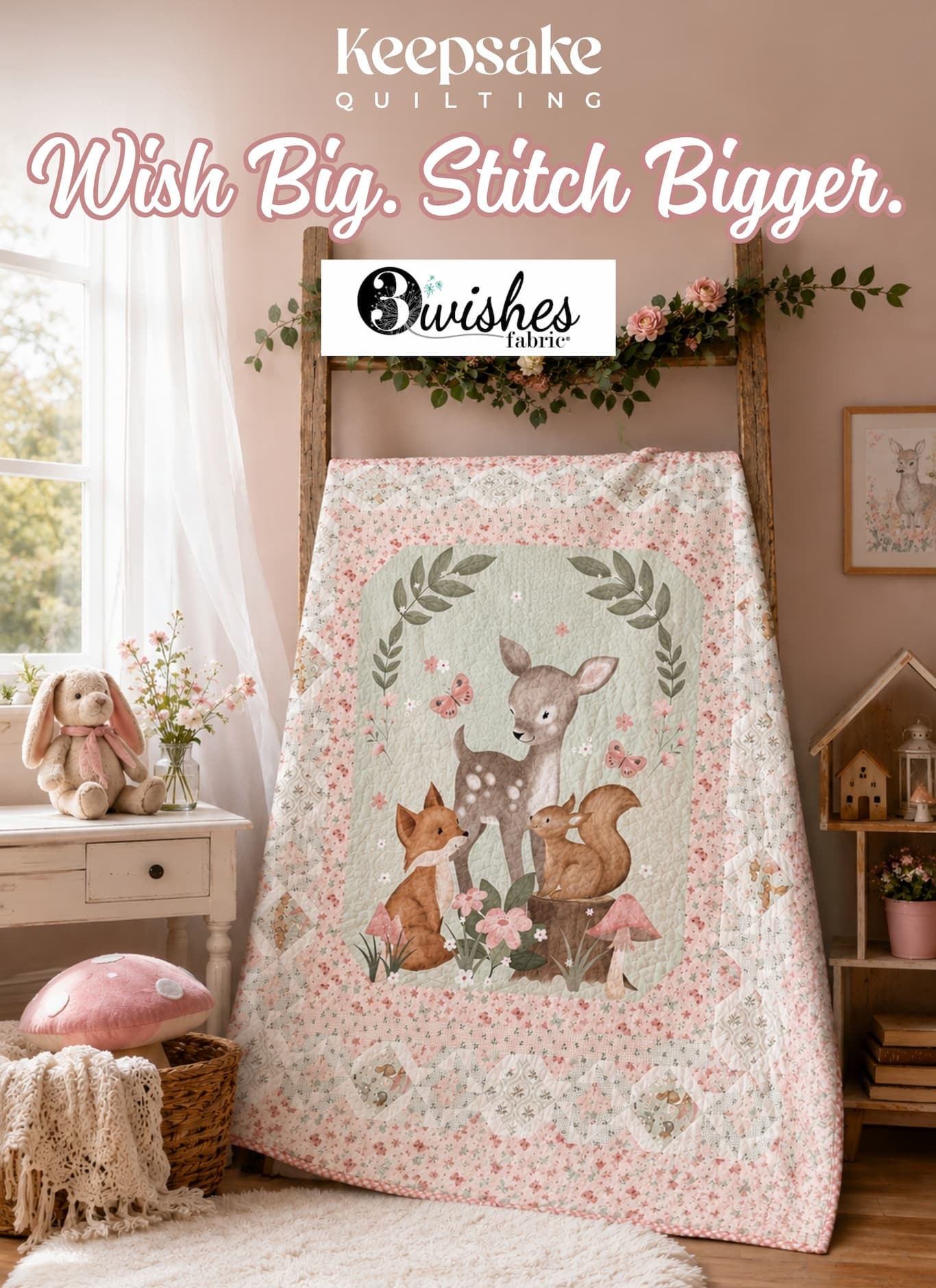 Sweet Woodland Quilt Kit
