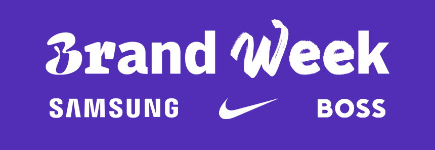 Brand Week mit Samsung, Nike und Boss.