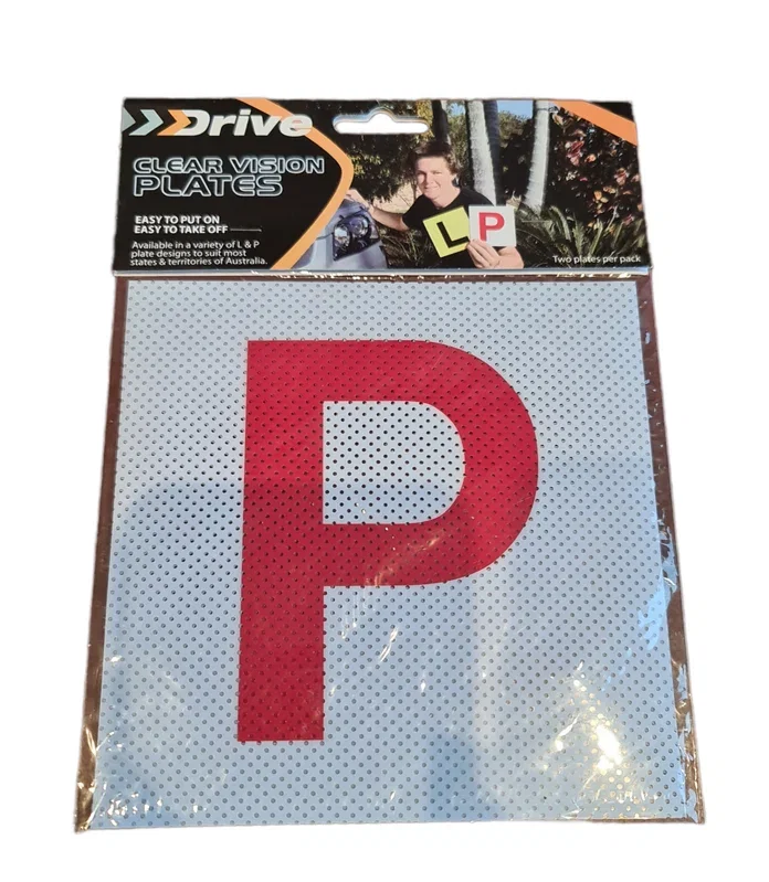 Image of Clear Vision Electrostatic P Plates One Pair