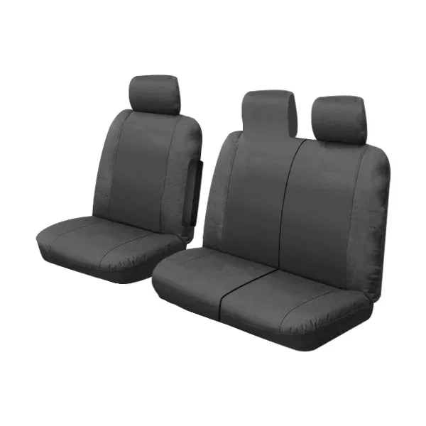 Image of Canvas Custom Made Front Seat Covers suits Renault Trafic X82 SWB/LWB 103kW/Premium 103kW/Premium 125kW 1/2015-On Deploy Safe OUT7102CHA