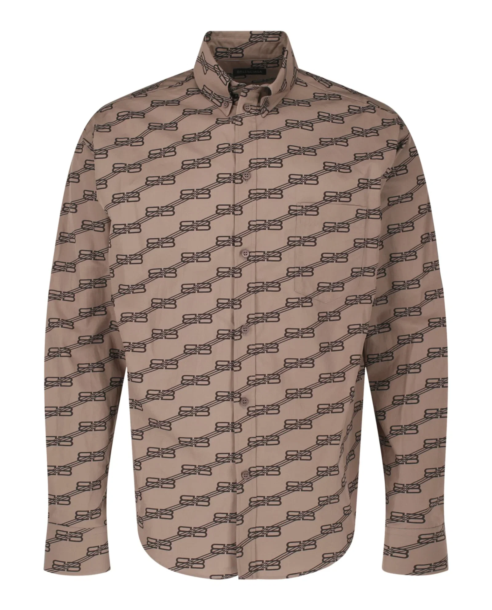 Image of Balenciaga Mens Monogram Shirt