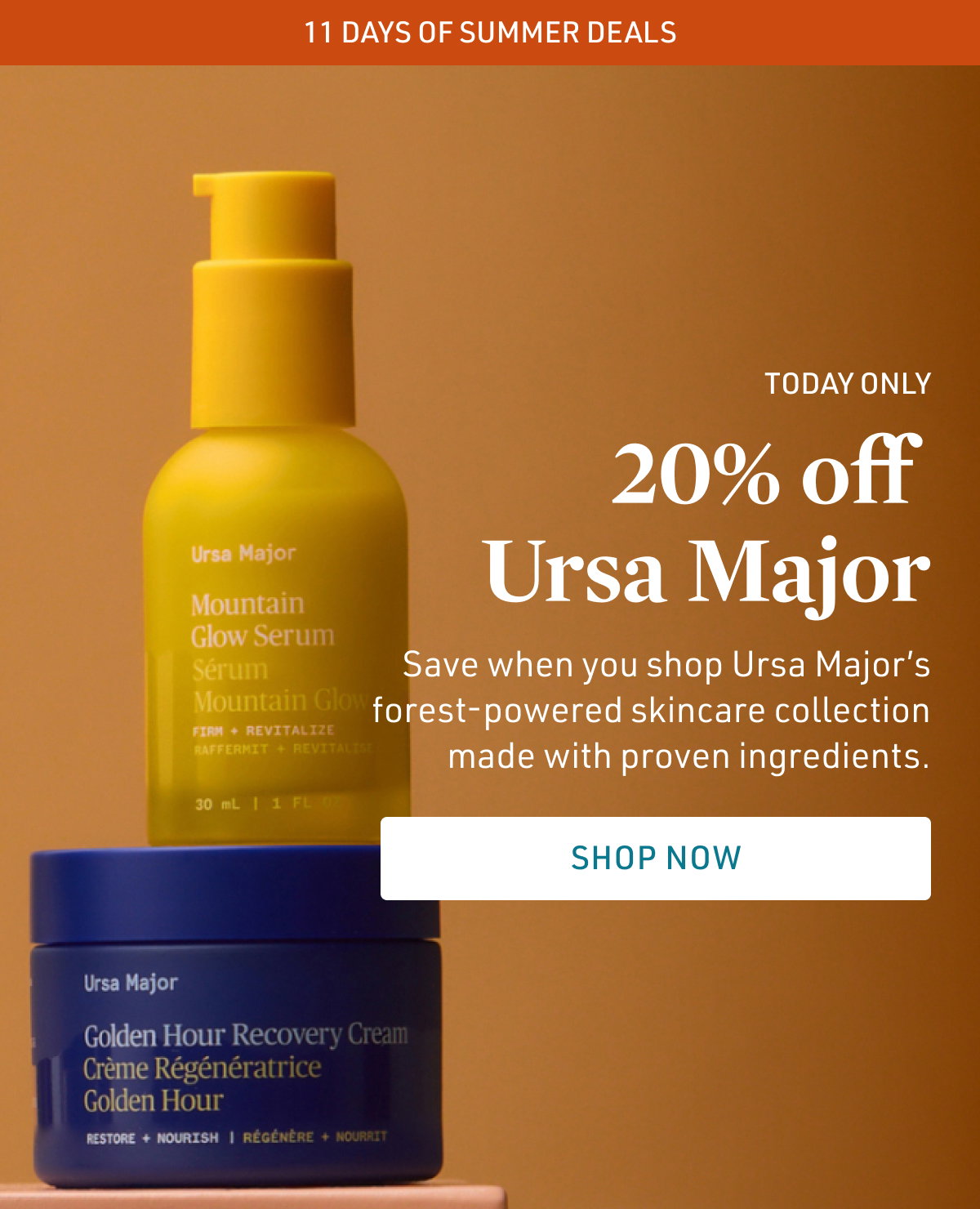 20% off Ursa Major