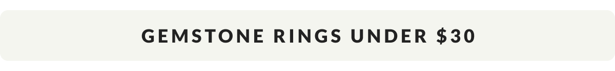 Gemstone Rings Under $30