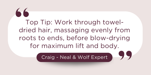 Build fuller-looking hair with lasting body and shine - ENHANCE Volumising Mousse