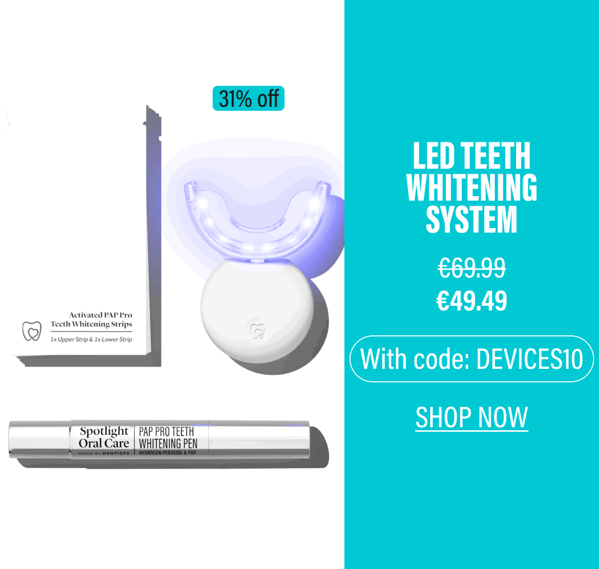 LED TEETH WHITENING SYSTEM | SHOP NOW