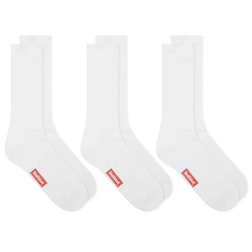Healthknit 3 Pack Socks - White