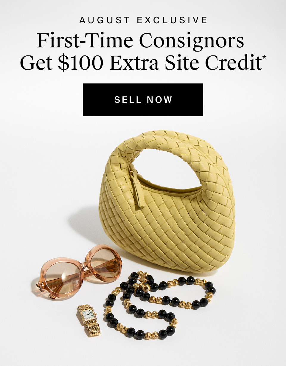 First-Time Consignors Get $100 Extra Site Credit*