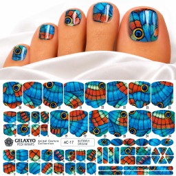 PEDI WRAPS ANIMAL COUTURE AC-17 GELAXYO CU 38 DE WRAPURI, 26 DECORAȚIUNI, PILĂ, BEȚIȘOR ȘI MINIRIGLĂ INCLUSE - Texturile delicate ale aripilor de fluture prind viață într-un design expresiv