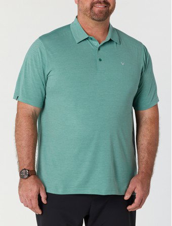 Heathered Jacquard Polo Shirt