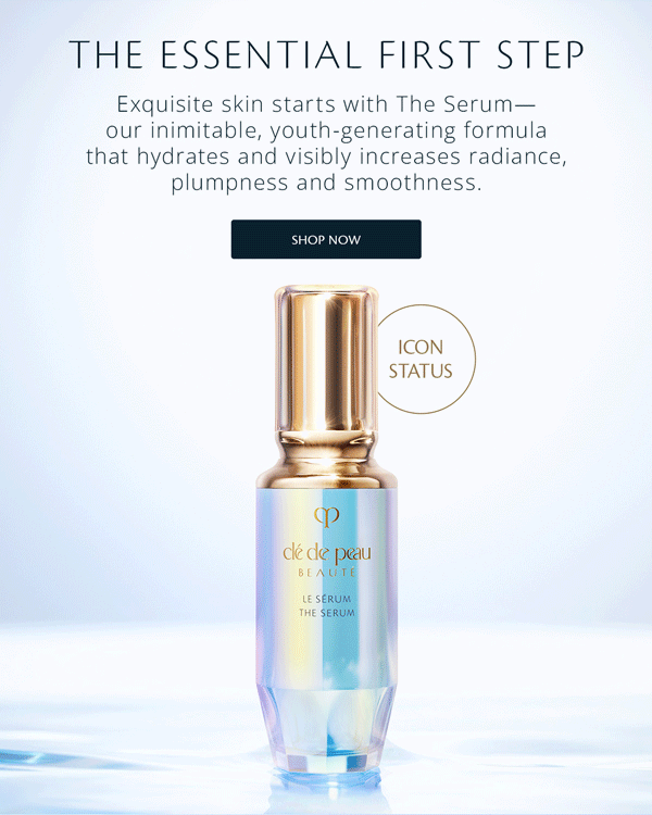 Exquisite skin starts with The Serum—our inimitable, youth-generating formula that hydrates and visibly increases radiance, plumpness and smoothness.