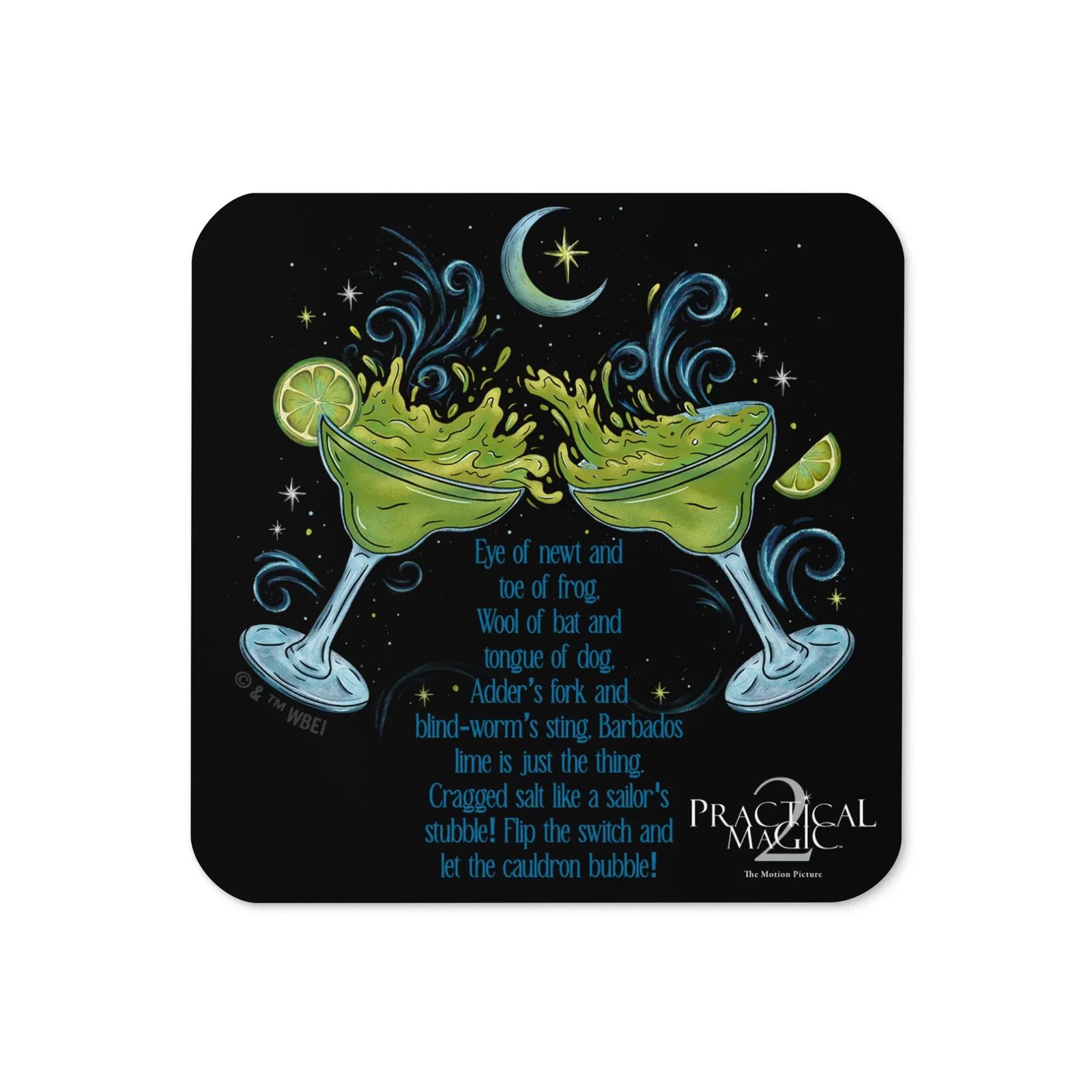 Image of Practical Magic 2 Coaster Midnight Margaritas