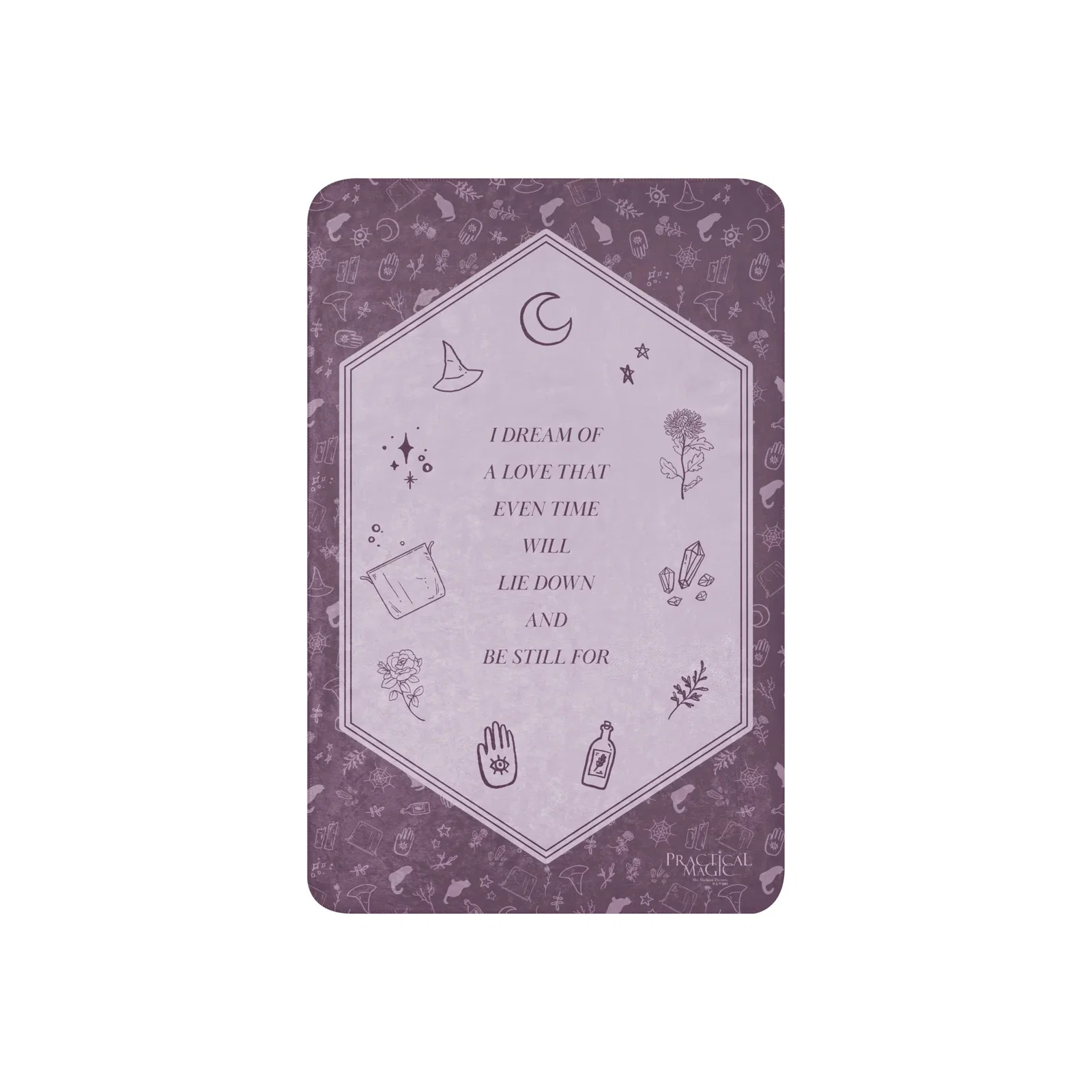 Image of Practical Magic Sherpa Blanket Dream of Love