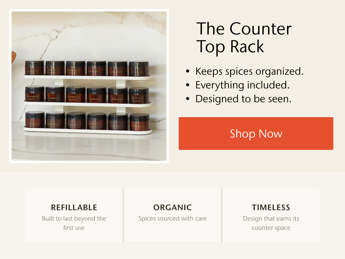 The Counter Top Rack | Shop Now