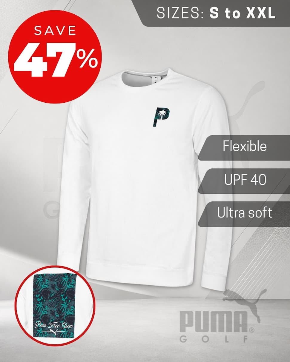 Puma X PTC Mens Glitch Graphic Crew Neck Soft Sweater