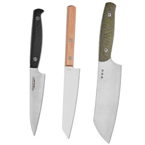 Kitchen Knives from Bradford, GiantMouse, and Kanetsune